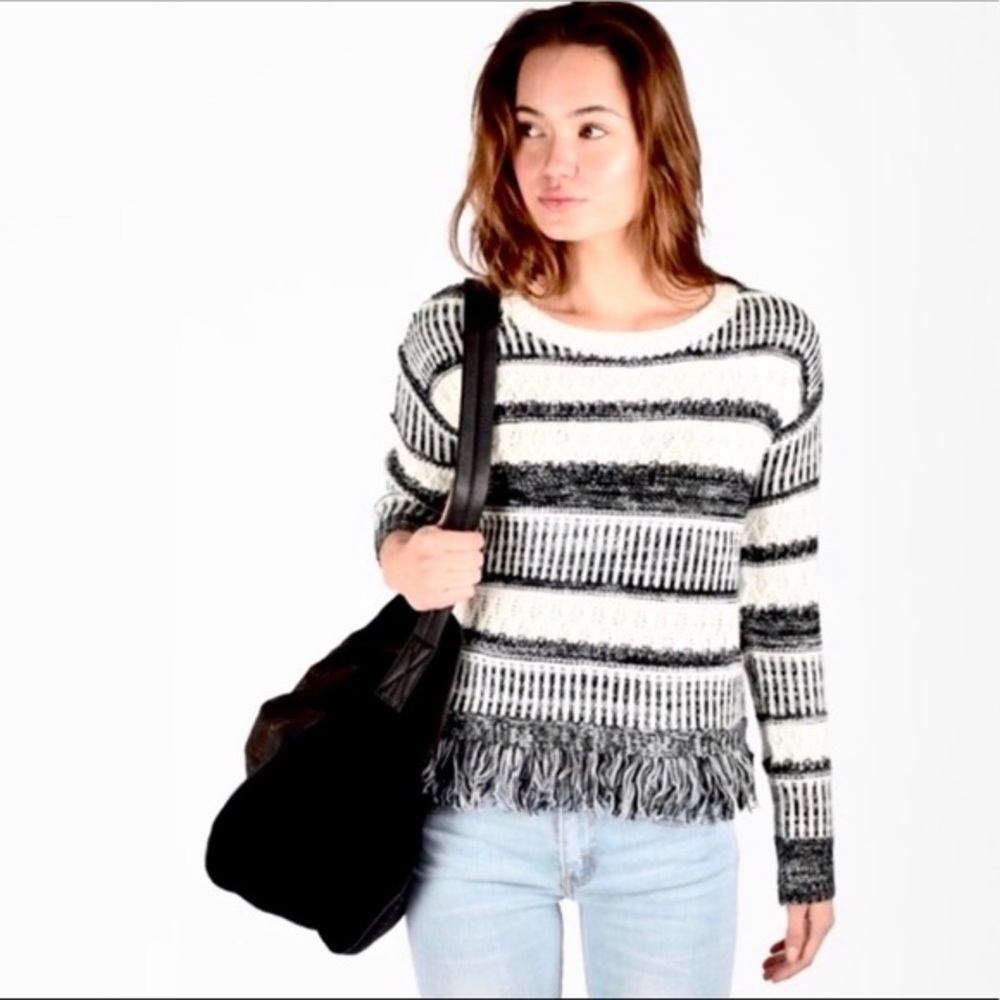 MINKPINKโ Fringe Sweater